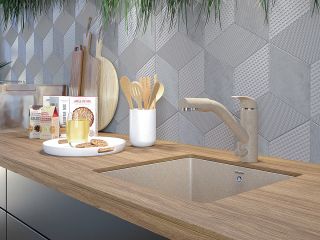 Смеситель для кухни Paulmark Hessen He213017-302 песок